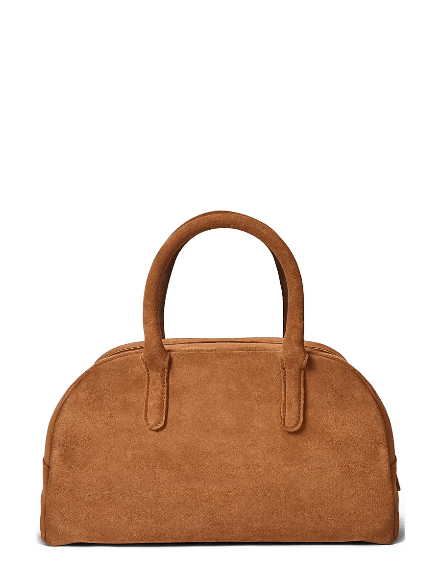 Ceannis - Fake Suede Bowling Bag - besondere anlässe - cognac - 1