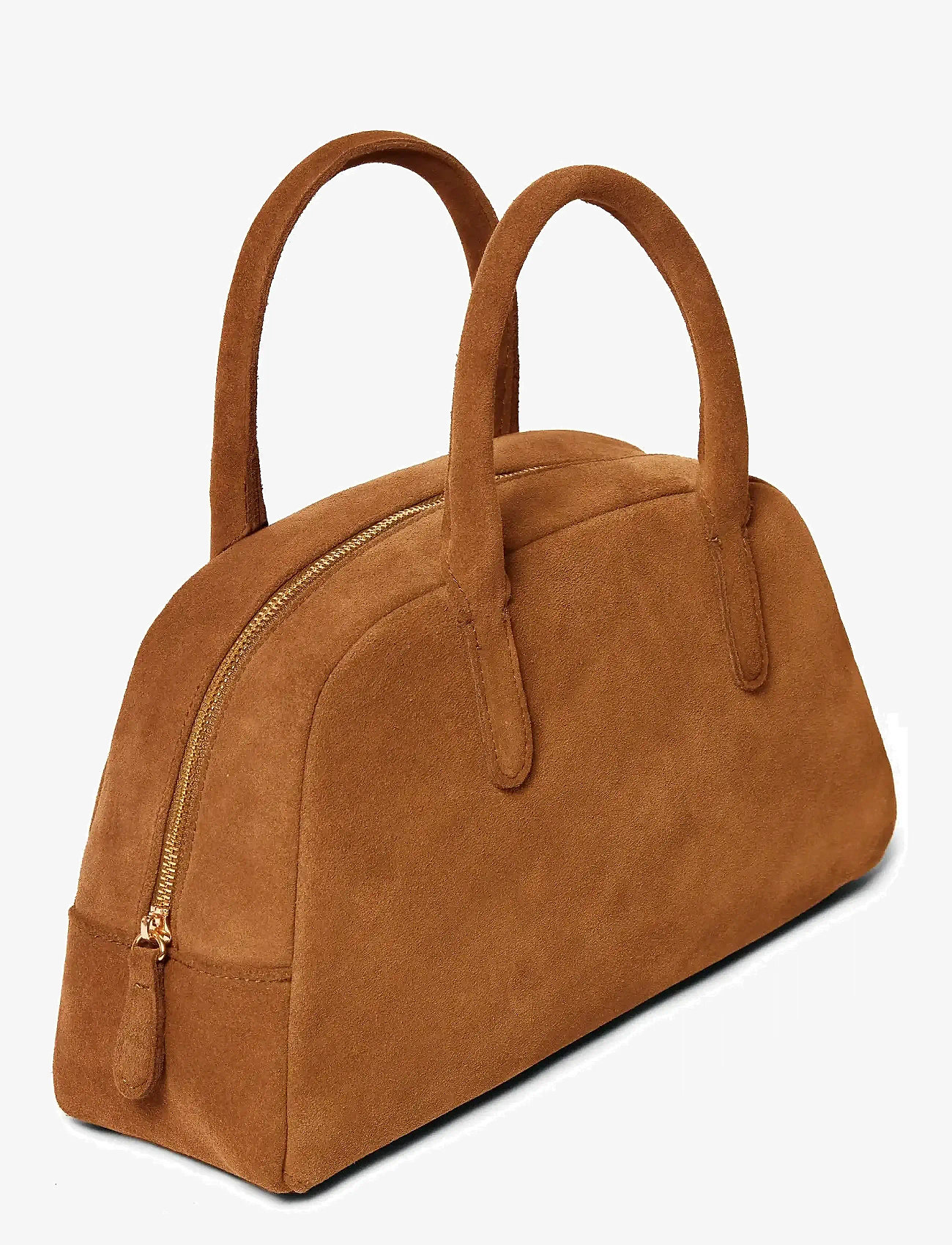 Ceannis - Fake Suede Bowling Bag - sünnipäevakingitused - cognac - 1