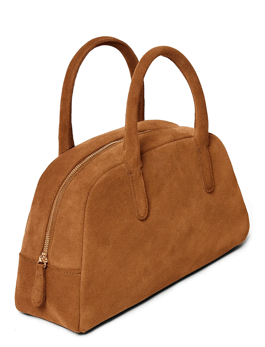 Ceannis - Fake Suede Bowling Bag - besondere anlässe - cognac - 2
