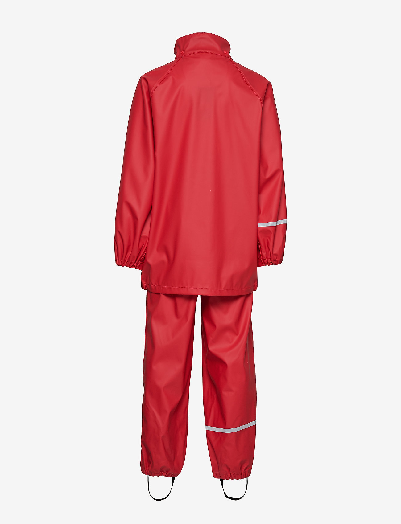 CeLaVi - Basic rainwear set -solid PU - outerwear - red - 4