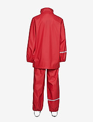 CeLaVi - Basic rainwear set -solid PU - regnsett - red - 4