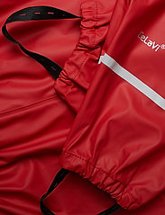 CeLaVi - Basic rainwear set -solid PU - regensets - red - 10