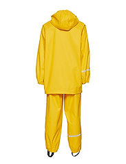 CeLaVi - Basic rainwear set -solid PU - najniższe ceny - yellow - 2
