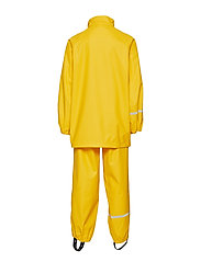 CeLaVi - Basic rainwear set -solid PU - najniższe ceny - yellow - 3