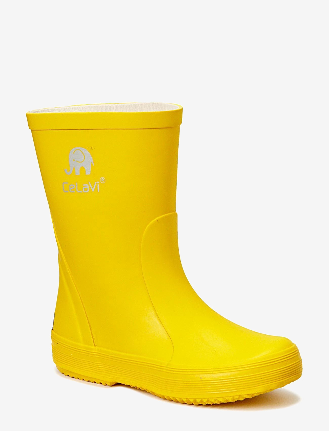 CeLaVi - Basic wellies -solid - unlined rubberboots - yellow - 0