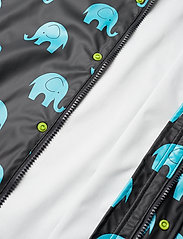 CeLaVi - Rainwear set elephant AOP - PU - shop under 30kr - black - 9