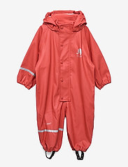CeLaVi - Rainwear suit -Solid PU - regndress - baked apple - 0