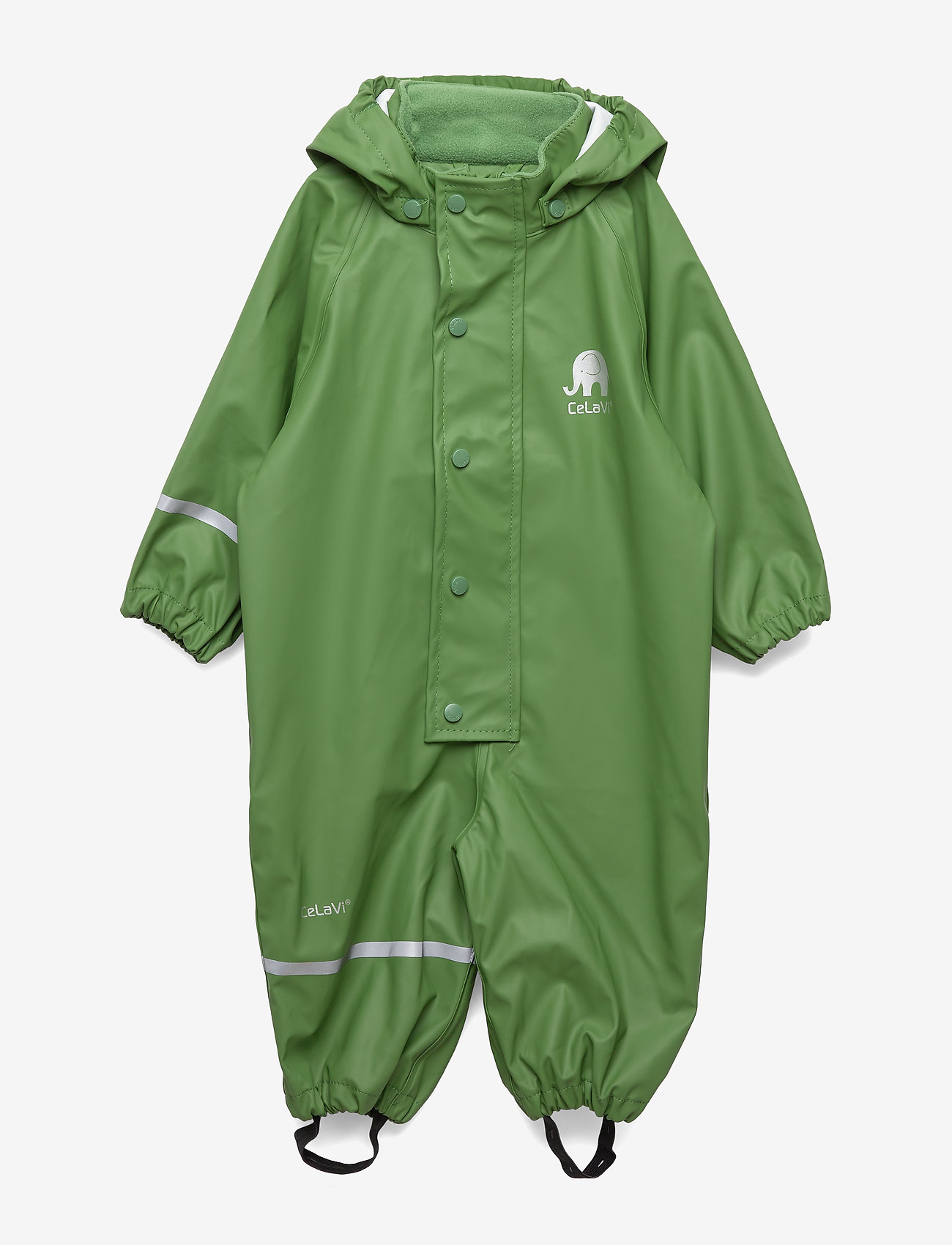 CeLaVi - Rainwear suit -Solid PU - laveste priser - elm green - 0