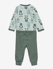 CeLaVi - Baby Pyjamas Set - AOP - pyjamassæt - balsam green - 1