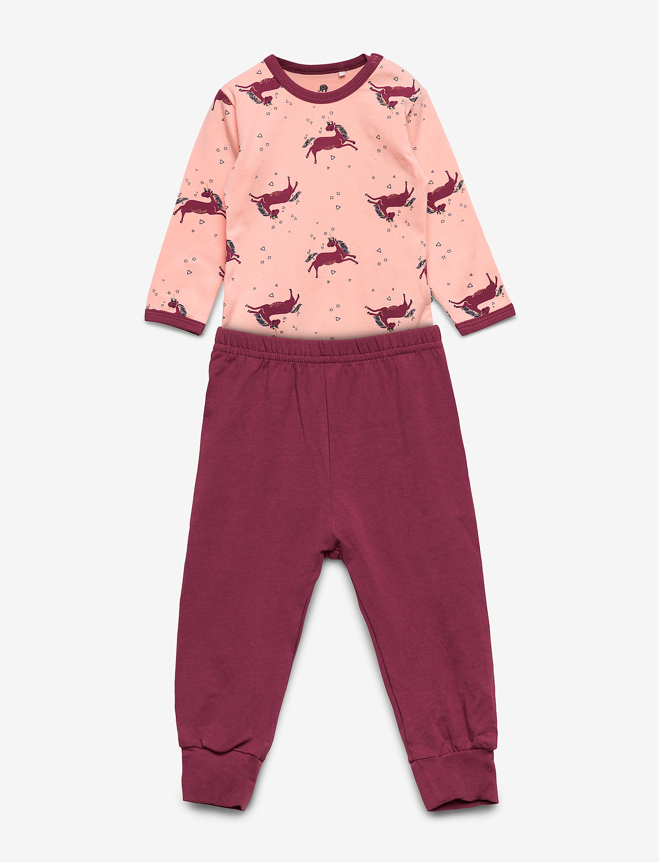 CeLaVi - Baby Pyjamas Set -AOP - sets - silver rosa - 0