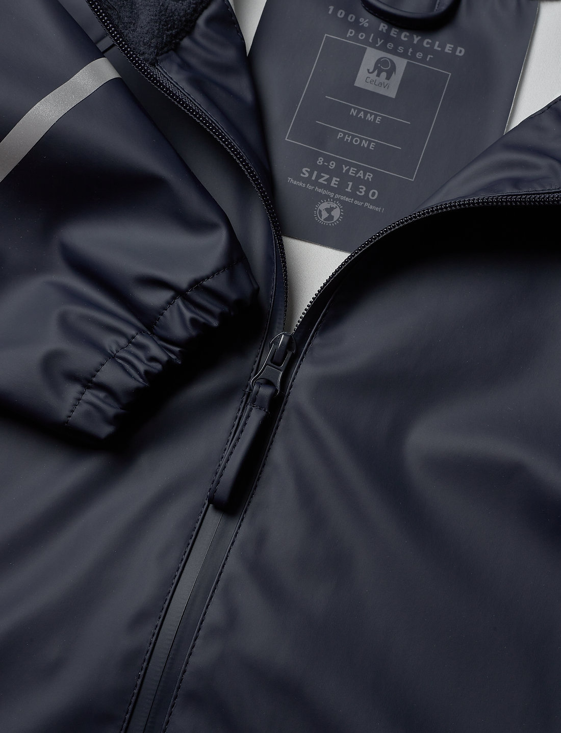 CeLaVi - Basic rainwear set -Recycle PU - regnställ - dark navy - 5