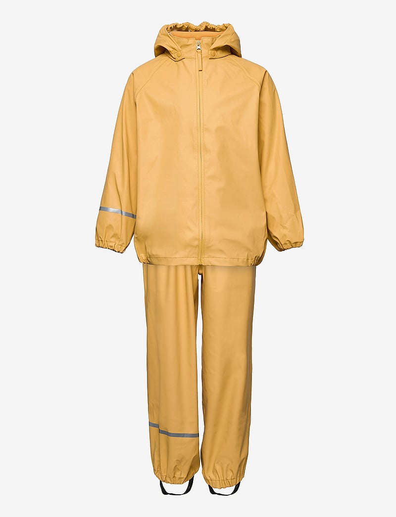 CeLaVi - Basic rainwear set -PU - regnsæt - rattan - 0