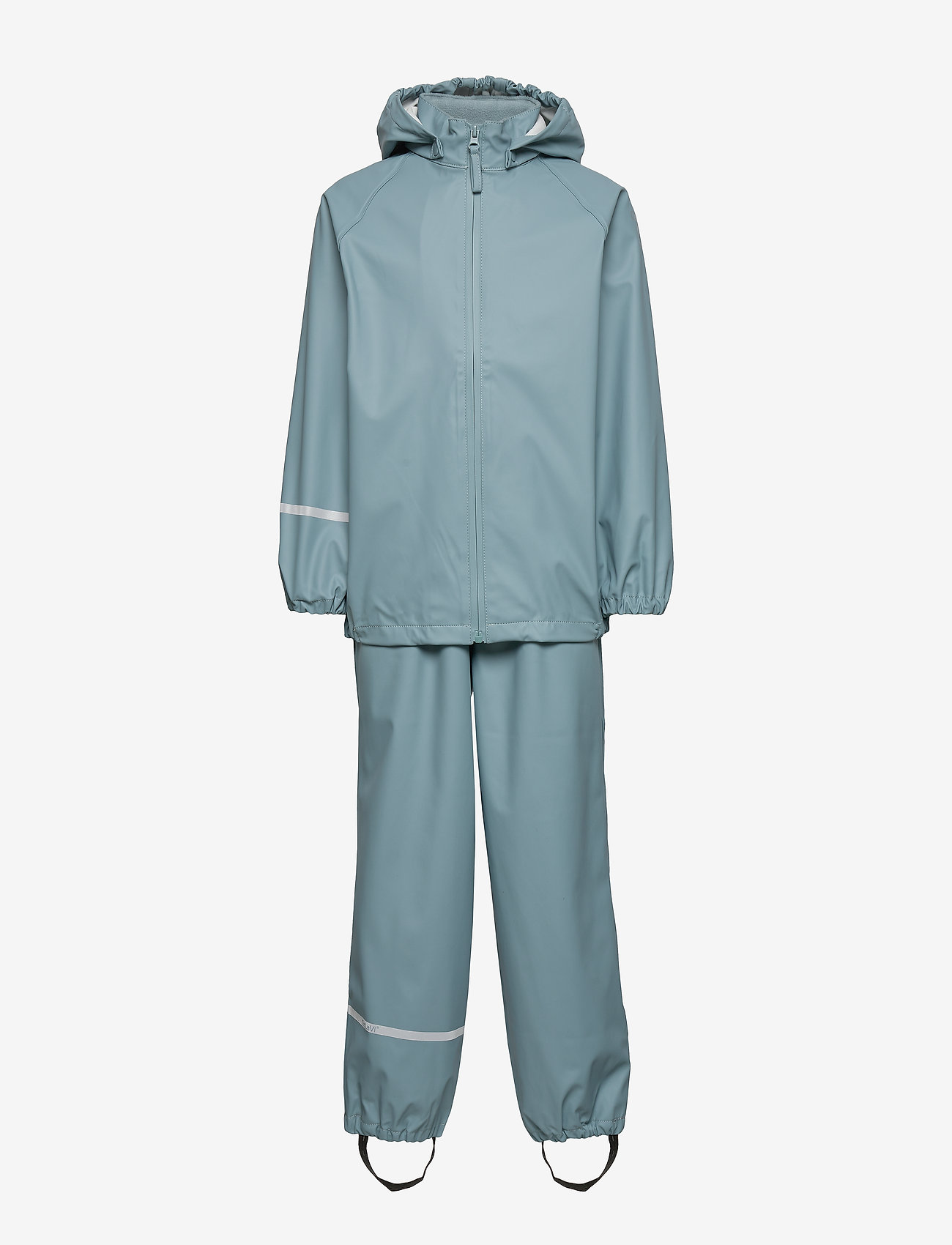 CeLaVi - Basic rainwear set -Recycle PU - regnsæt - smoke blue - 0