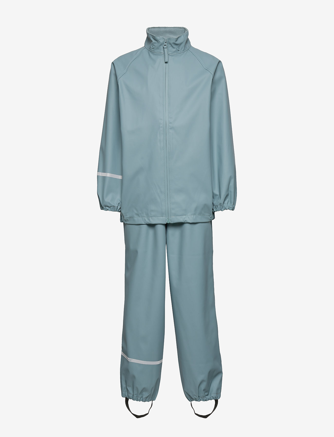CeLaVi - Basic rainwear set -Recycle PU - regnsæt - smoke blue - 1