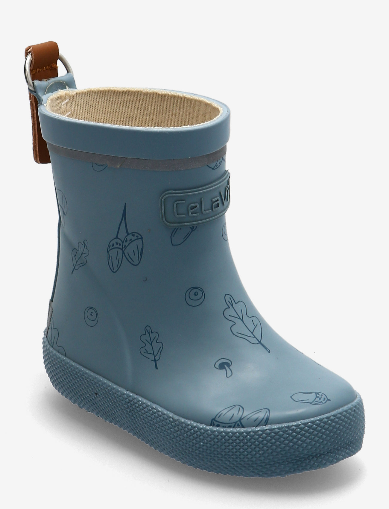 CeLaVi - Basic Wellies w. AOP - ungefütterte gummistiefel - smoke blue - 0