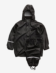 Basic rainwear suit -solid - BLACK STYLE 1145