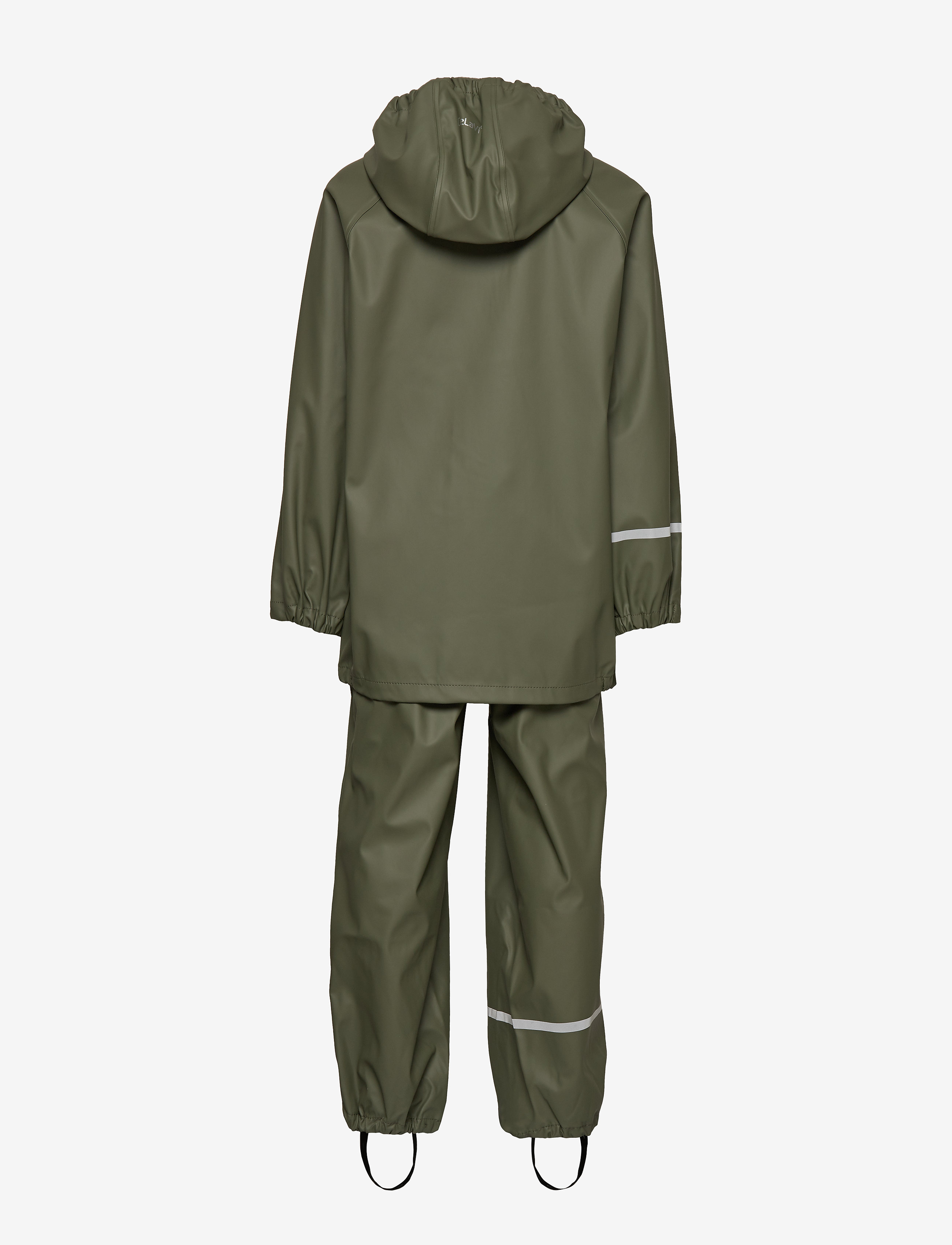 CeLaVi - Basic rainwear set -solid PU - neperšlampamos aprangos - army - 5