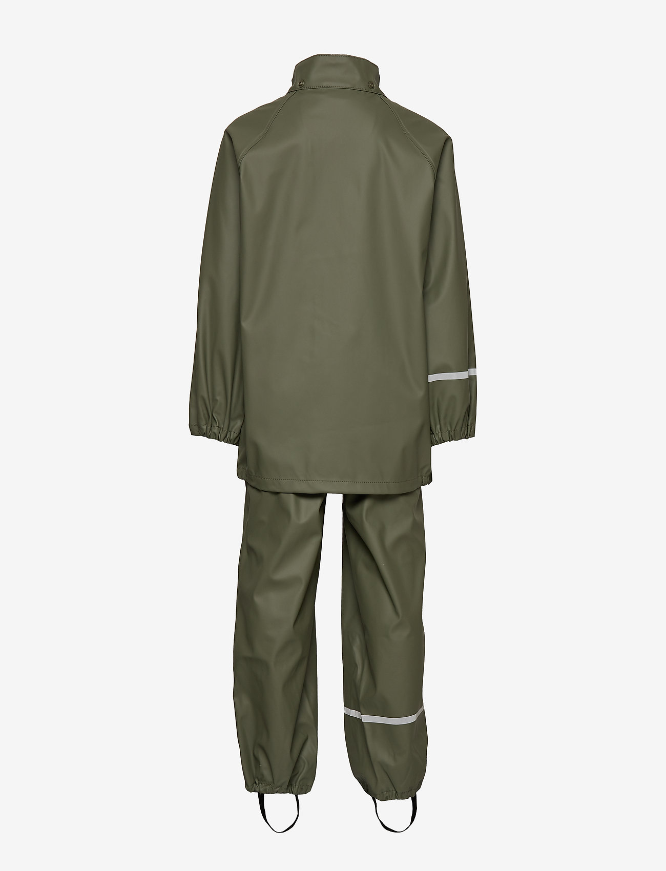 CeLaVi - Basic rainwear set -solid PU - outerwear - army - 5