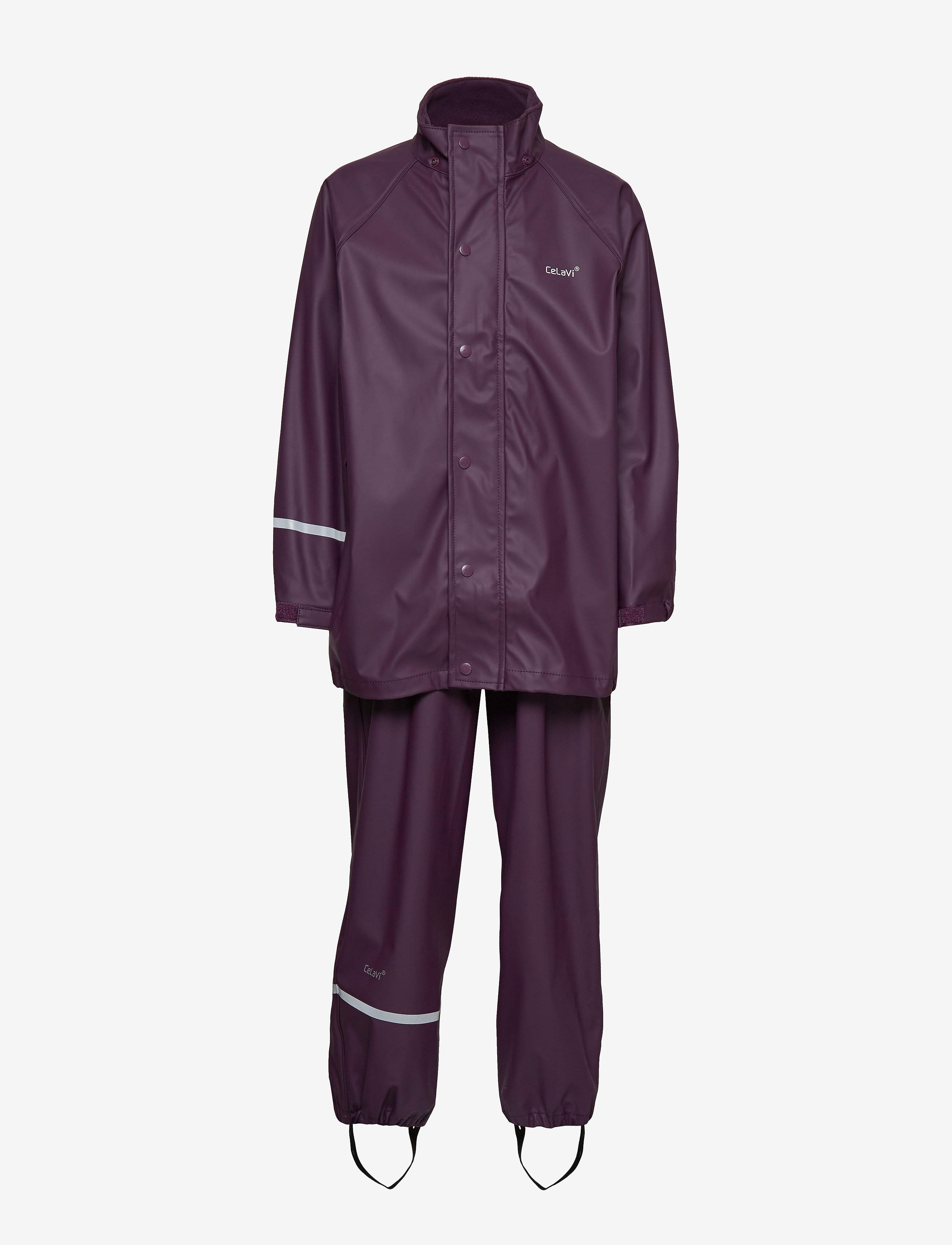 CeLaVi - Basic rainwear set -solid PU - odzież wierzchnia - blackberry wine - 2