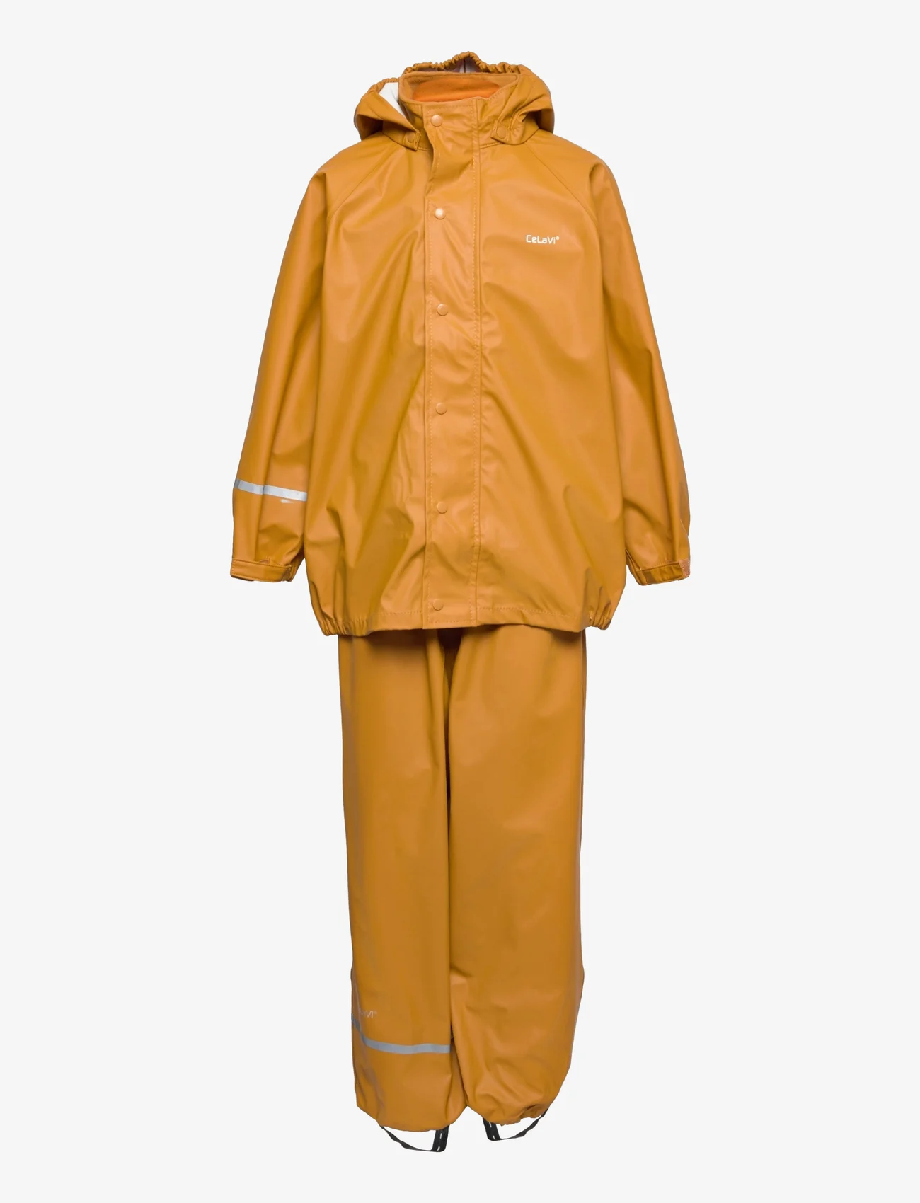 CeLaVi - Basic rainwear set -solid PU - najniższe ceny - buckthorn brown - 0