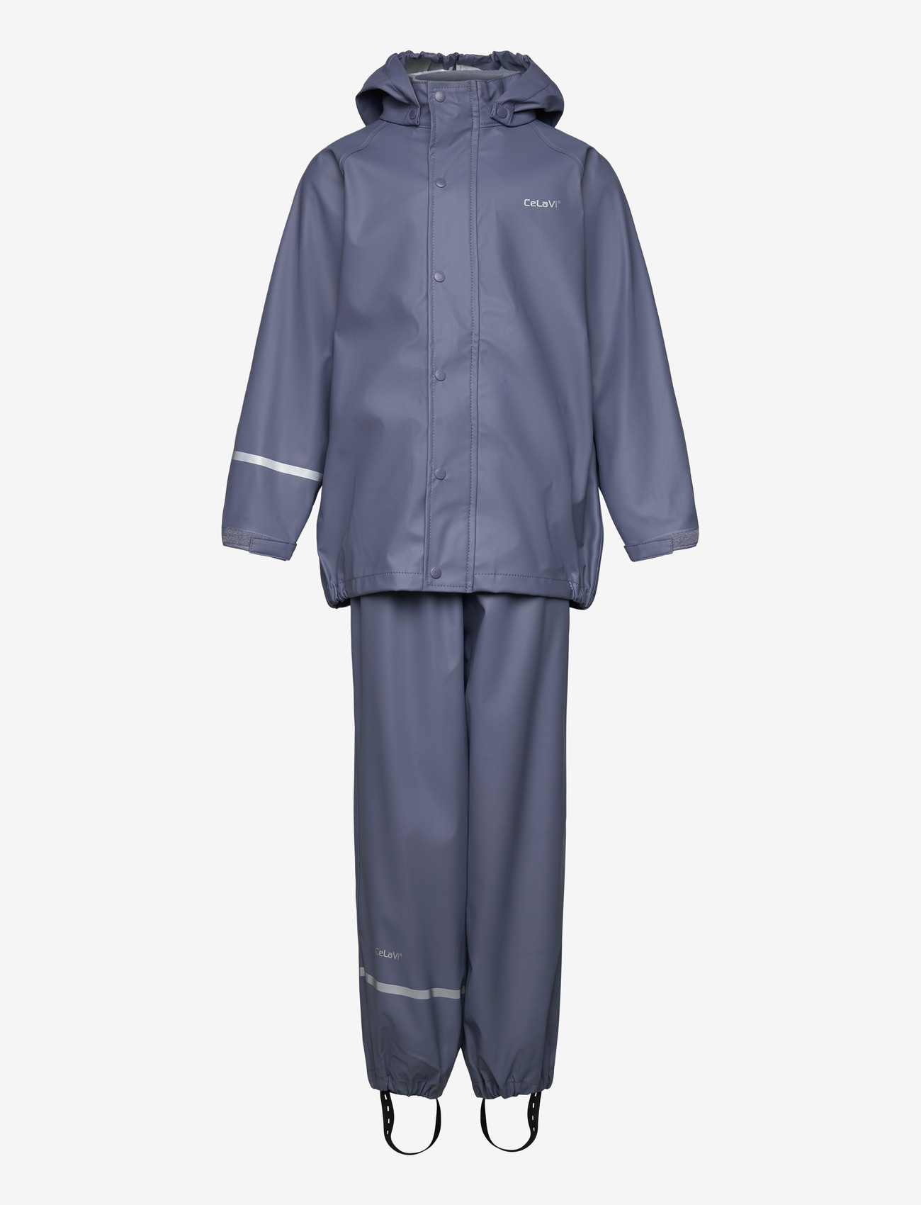 CeLaVi - Basic rainwear set -solid PU - rain sets - flint stone - 0