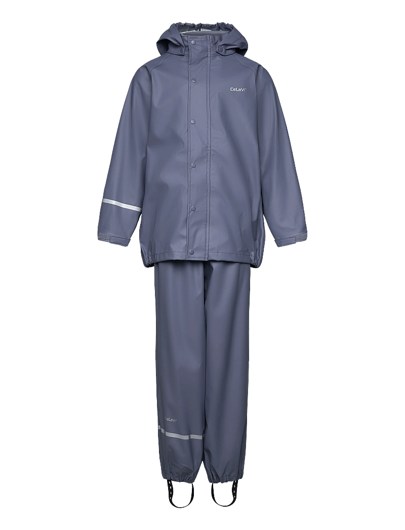 CeLaVi - Basic rainwear set -solid PU - rain sets - flint stone - 0