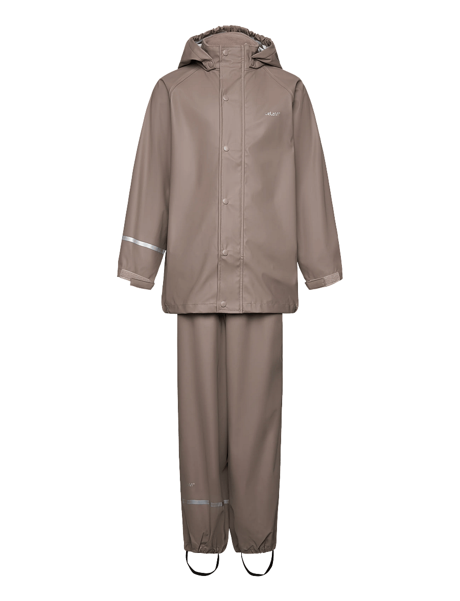 CeLaVi - Basic rainwear set -solid PU - rain sets - fungi - 0