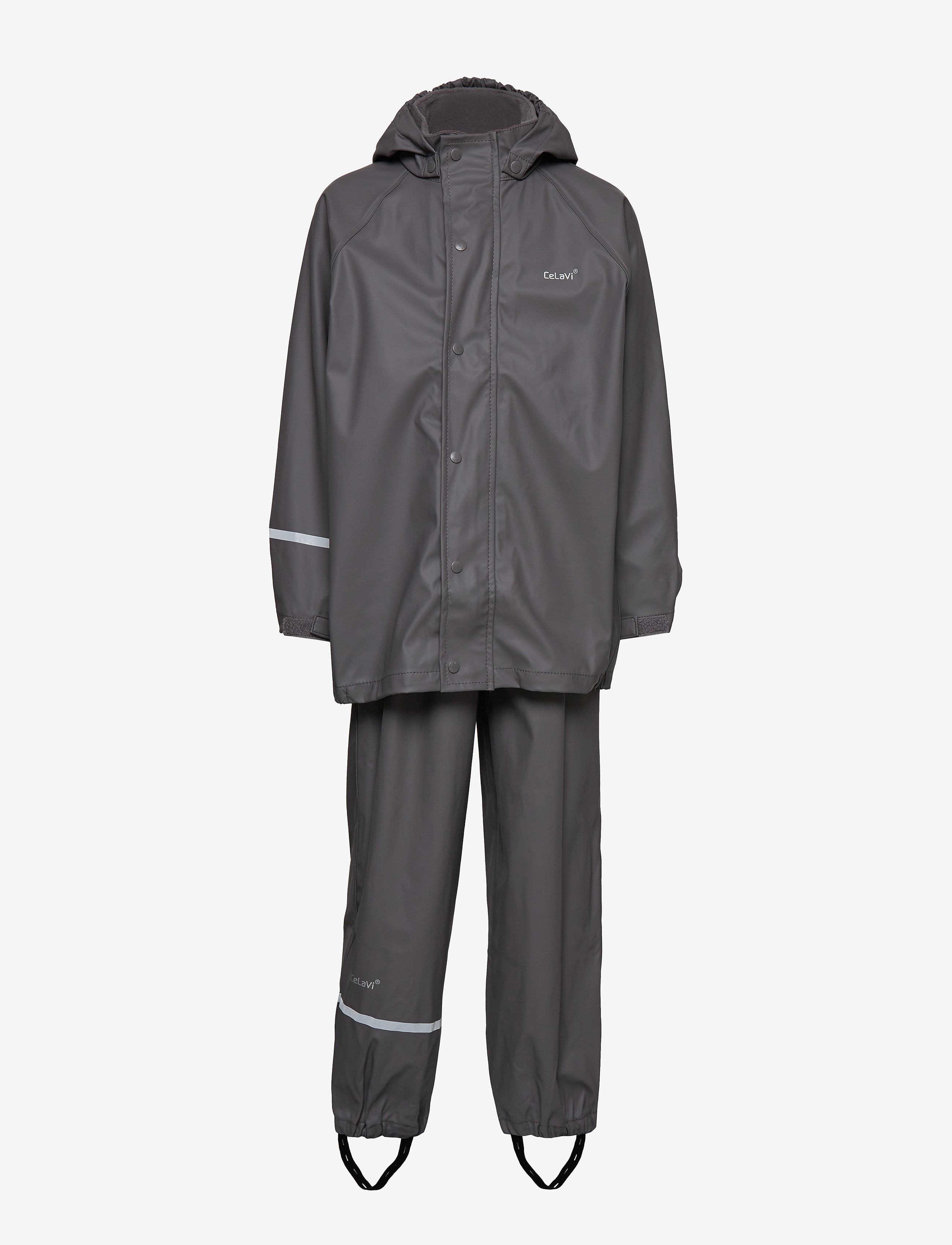 CeLaVi - Basic rainwear set -solid PU - Üleriided - grey - 1