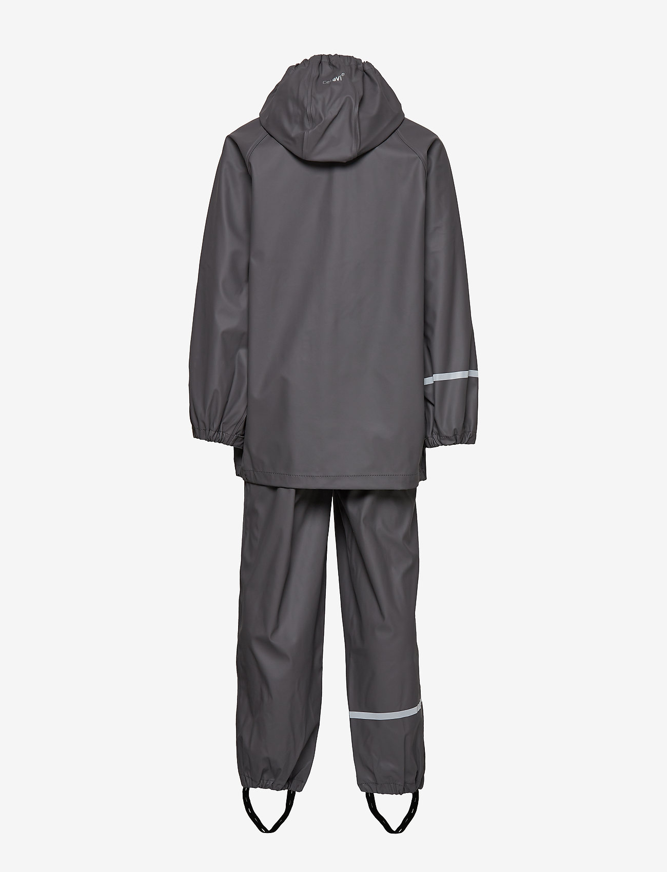 CeLaVi - Basic rainwear set -solid PU - outerwear - grey - 3