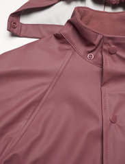 CeLaVi - Basic rainwear set -solid PU - rain sets - rose brown - 5