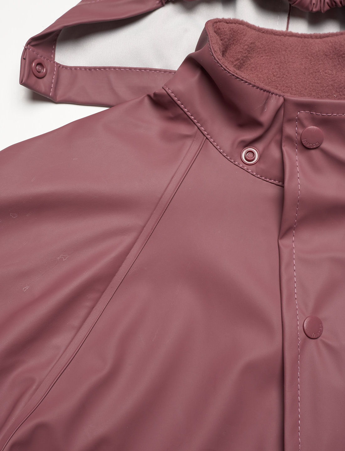 CeLaVi - Basic rainwear set -solid PU - rain sets - rose brown - 5