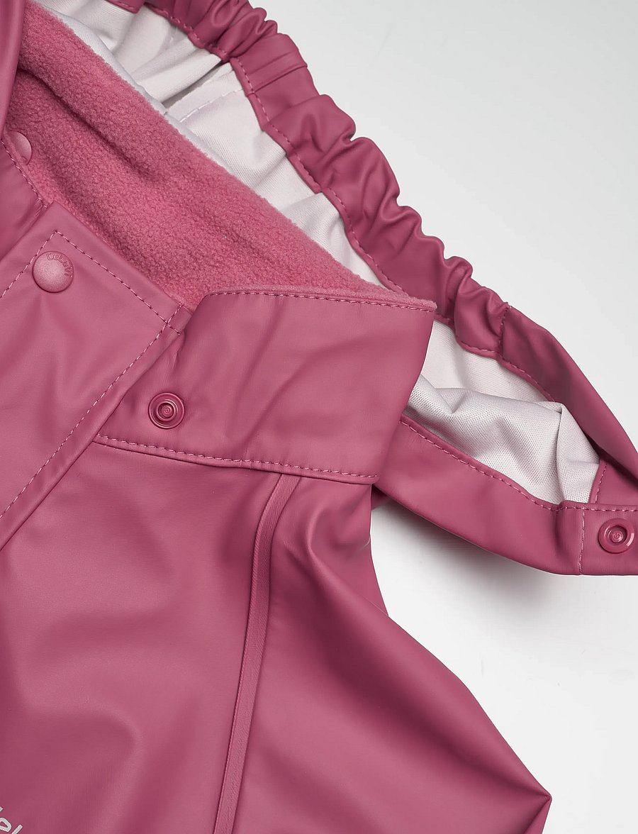 CeLaVi - Basic rainwear set -solid PU - regensets - rose wine - 5