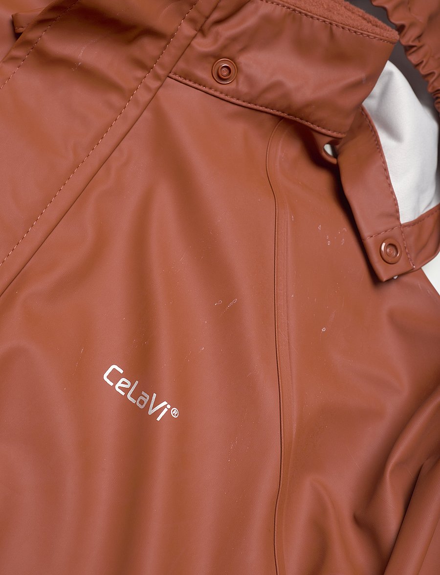 CeLaVi - Basic rainwear set -solid PU - rain sets - tortoise shell - 5