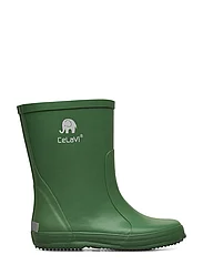 CeLaVi - Basic wellies -solid - unlined rubberboots - elm green - 1