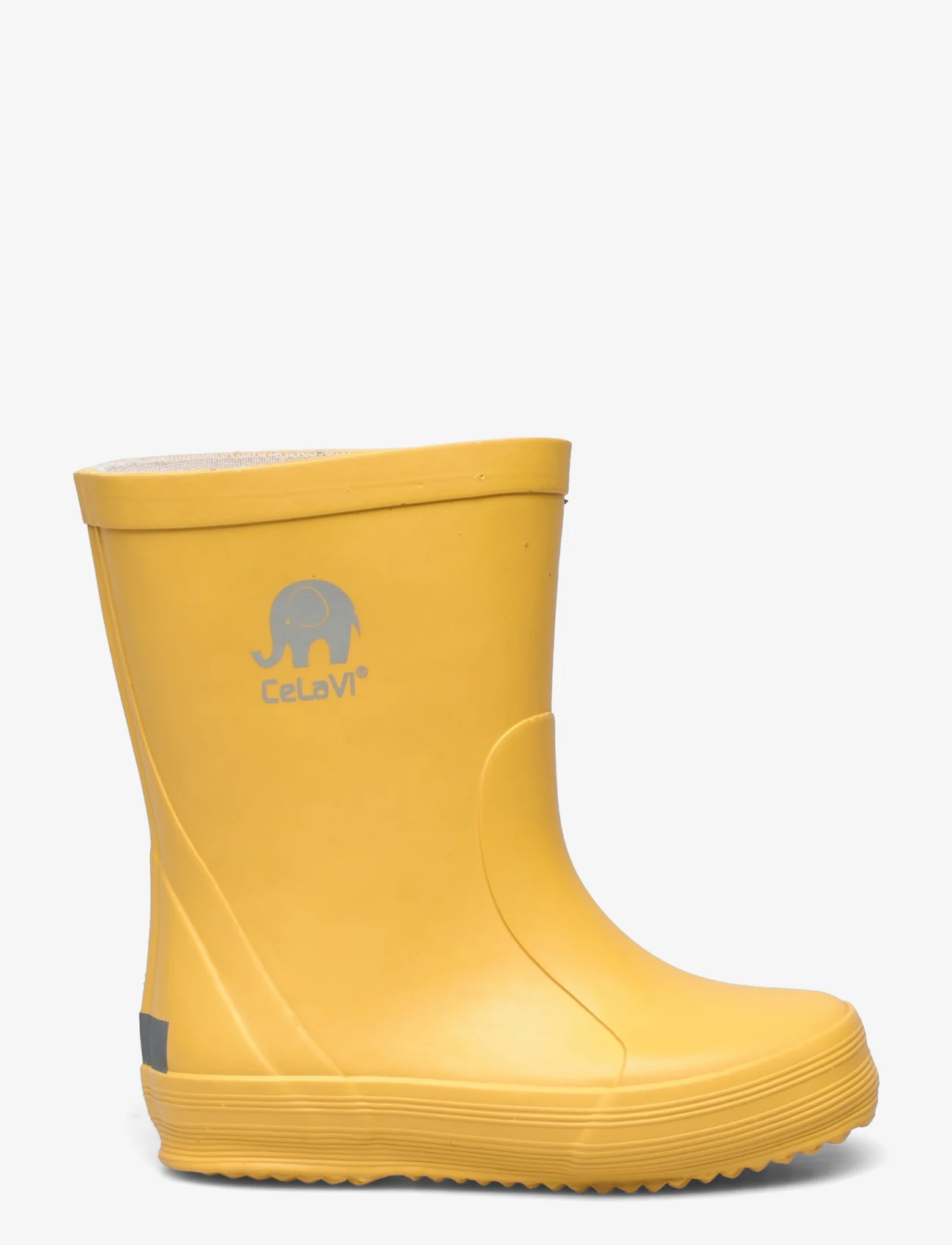 CeLaVi - Basic wellies -solid - unlined rubberboots - mineral yellow - 1