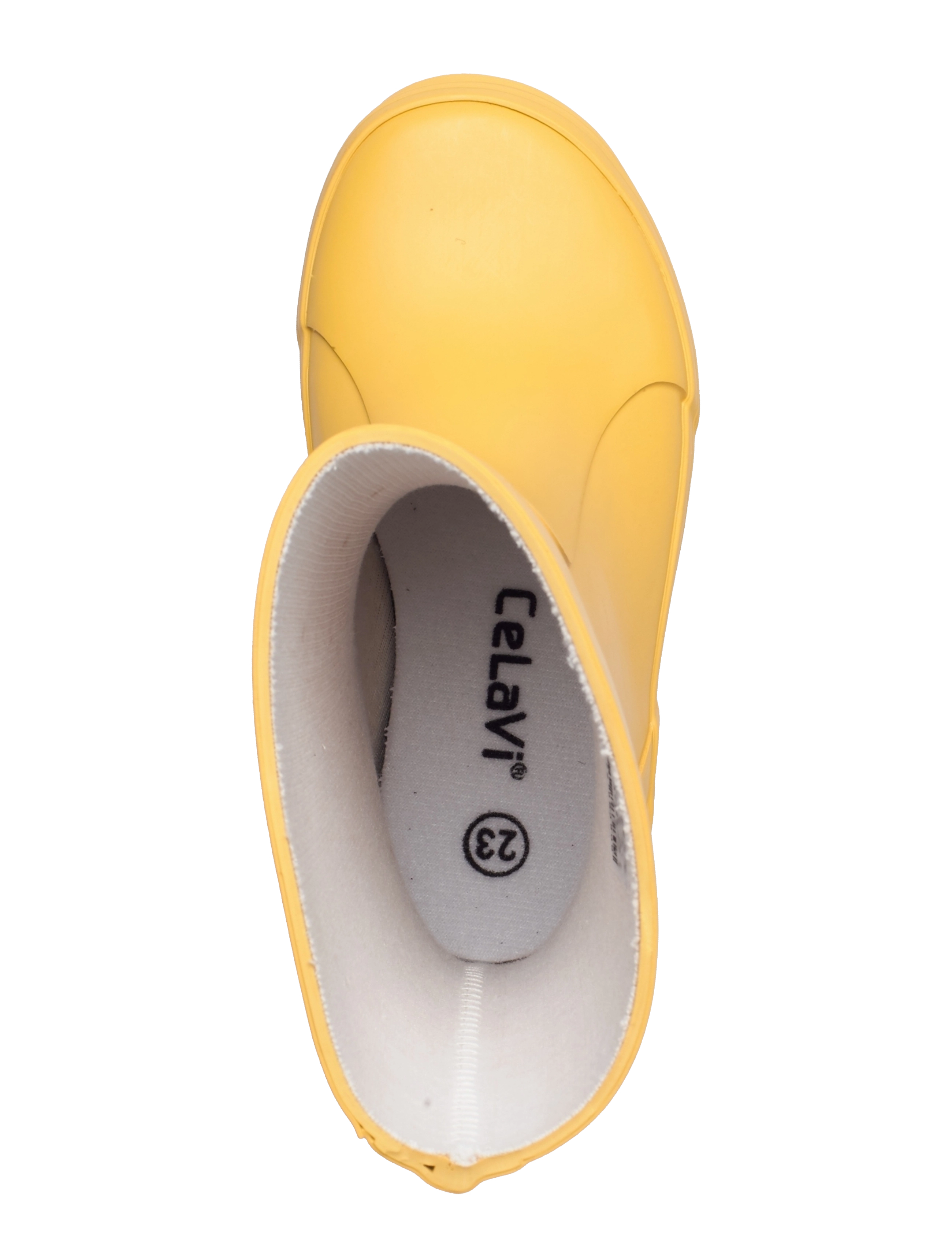CeLaVi - Basic boot - unlined rubberboots - mineral yellow - 3