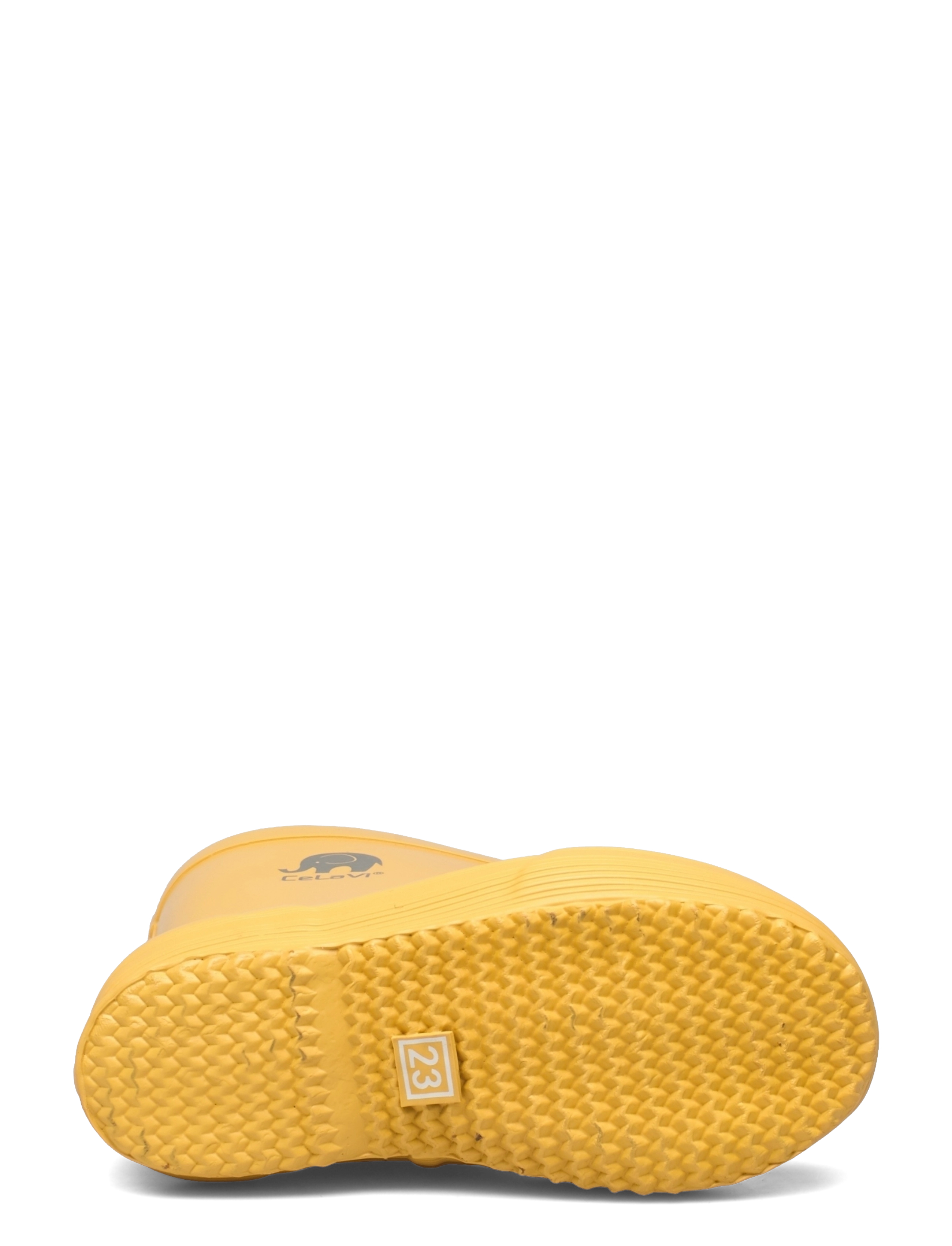 CeLaVi - Basic boot - unlined rubberboots - mineral yellow - 4