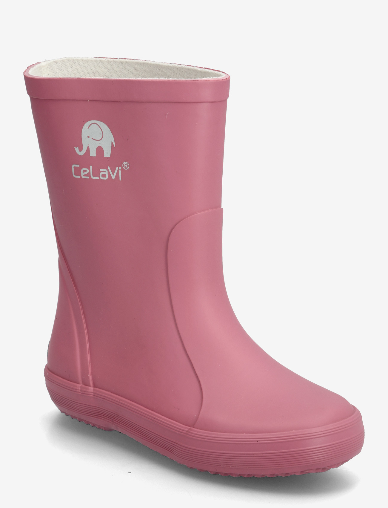 CeLaVi - Basic wellies -solid - unlined rubberboots - rose wine - 0