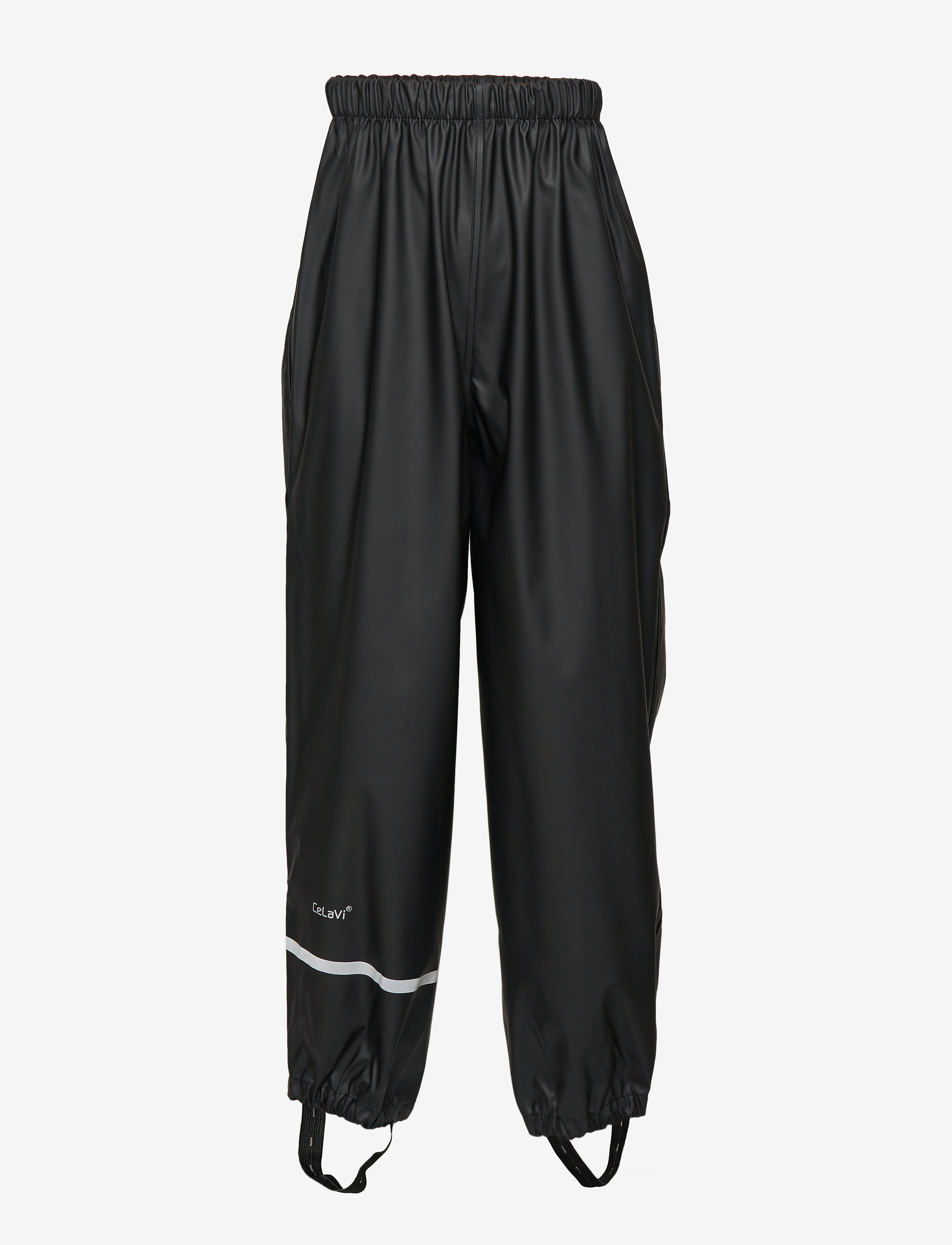 CeLaVi Rainwear pants -solid PU - Regntøj - BLACK / black