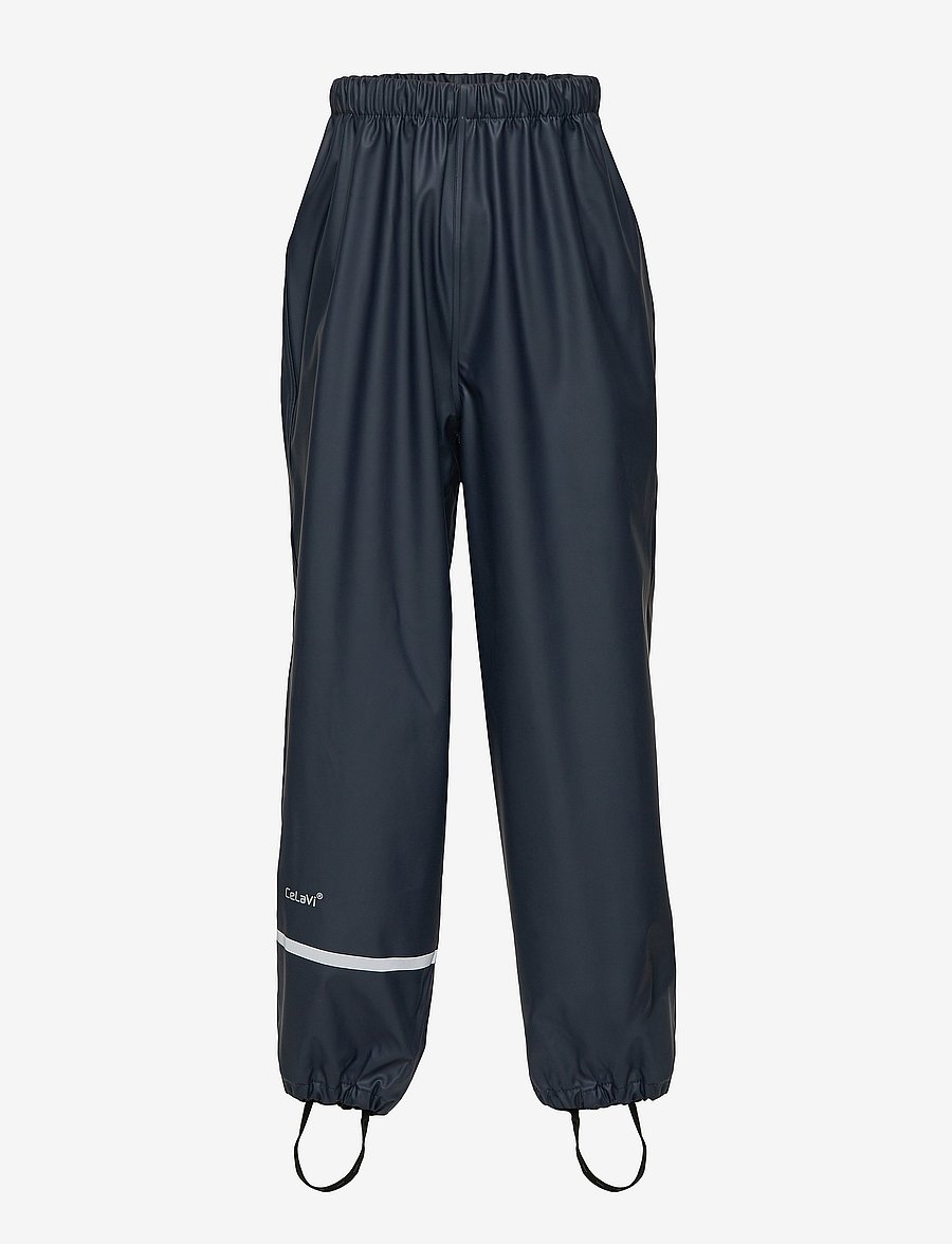 CeLaVi - Rainwear pants -solid PU - regnbukser - dark navy - 0