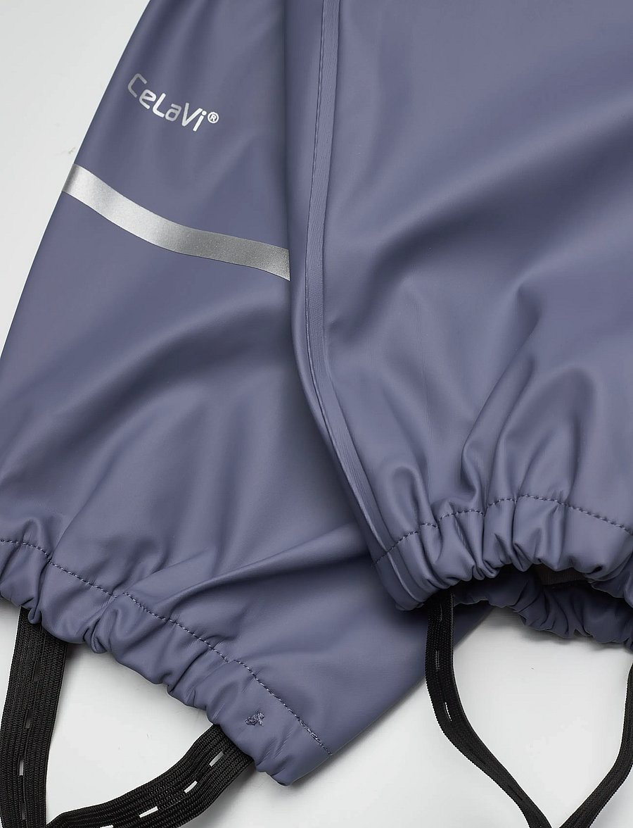 CeLaVi - Rainwear pants -solid PU - regenhose - flint stone - 2