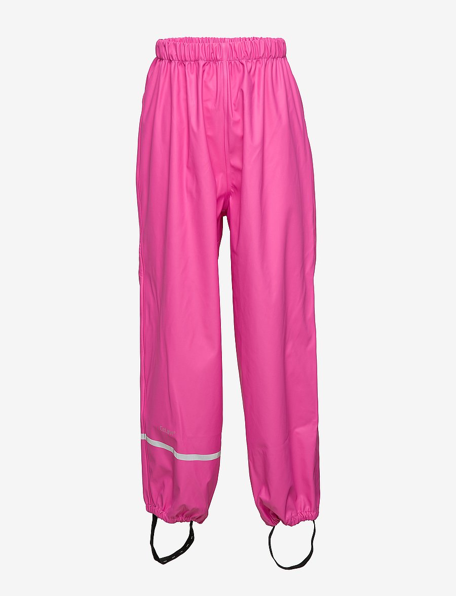 CeLaVi - Rainwear pants -solid PU - regnbukser - real pink - 0