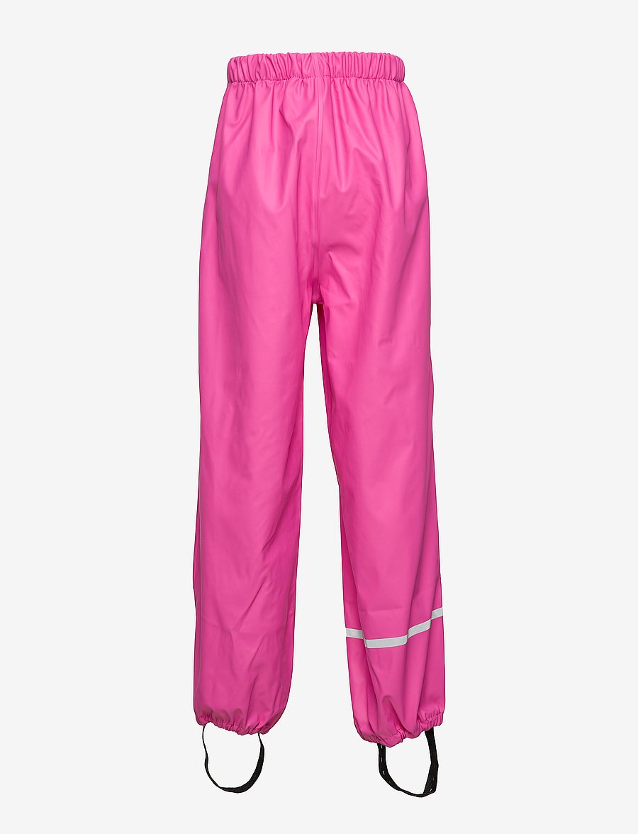 CeLaVi - Rainwear pants -solid PU - regnbukser - real pink - 1