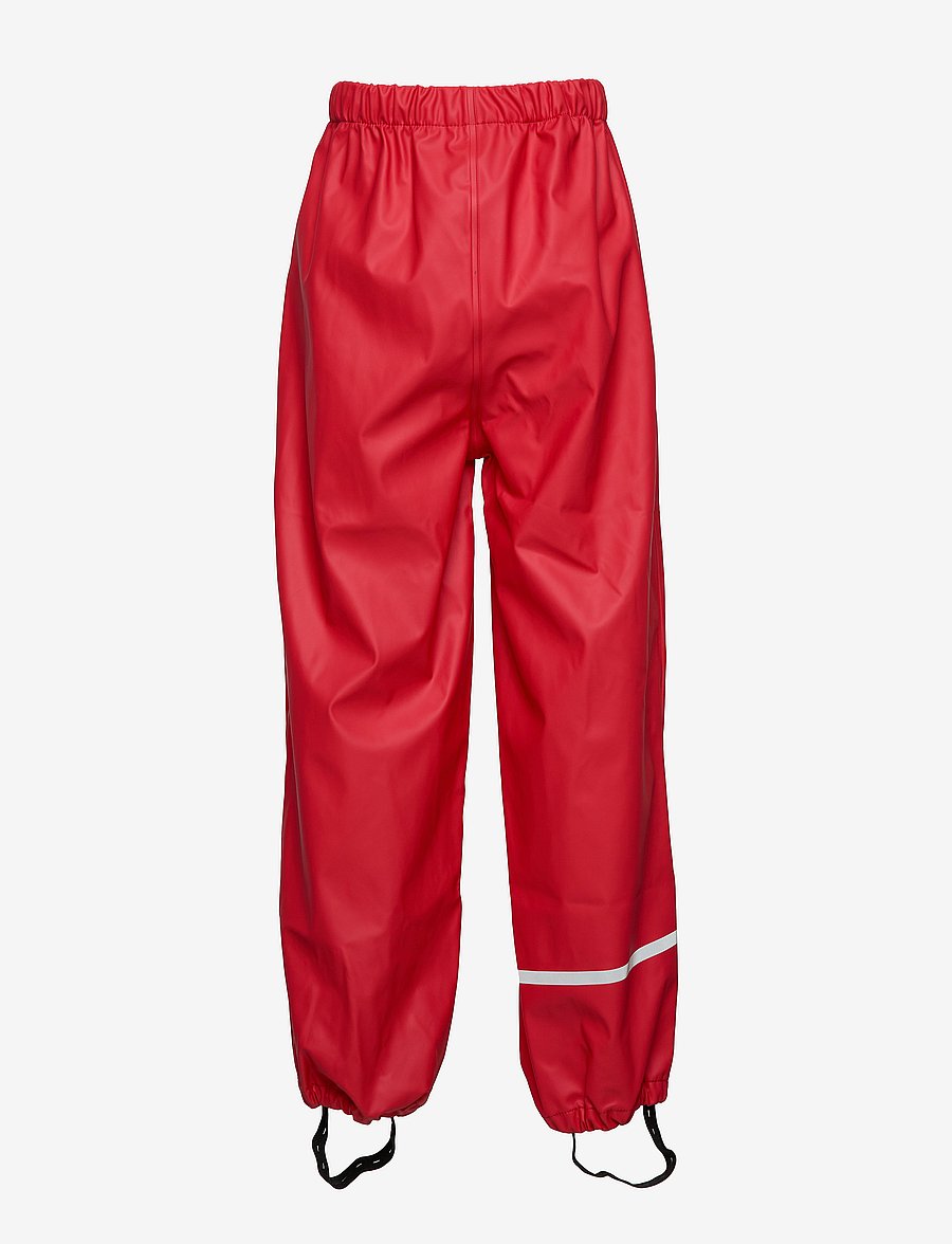 CeLaVi - Rainwear pants, solid - regnbukser - red - 1