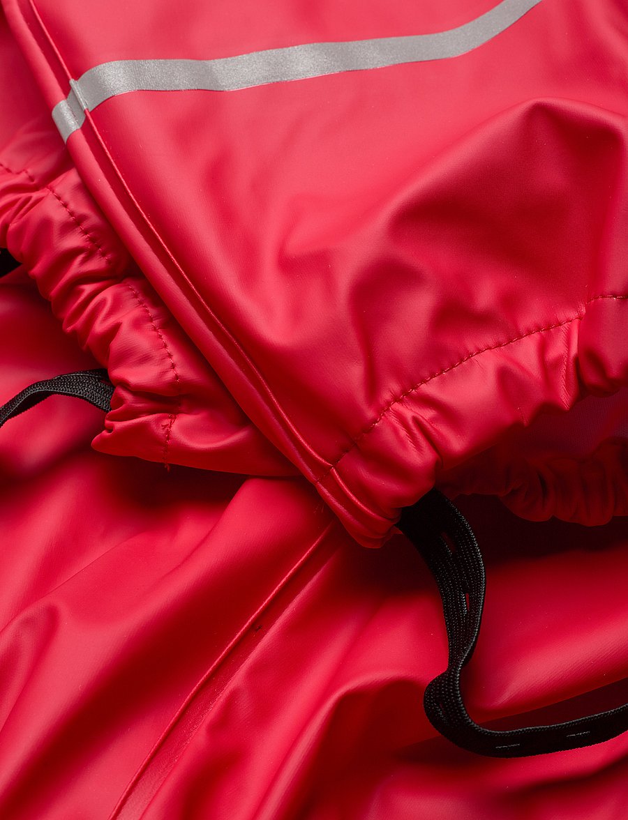 CeLaVi - Rainwear pants, solid - regnbukser - red - 3
