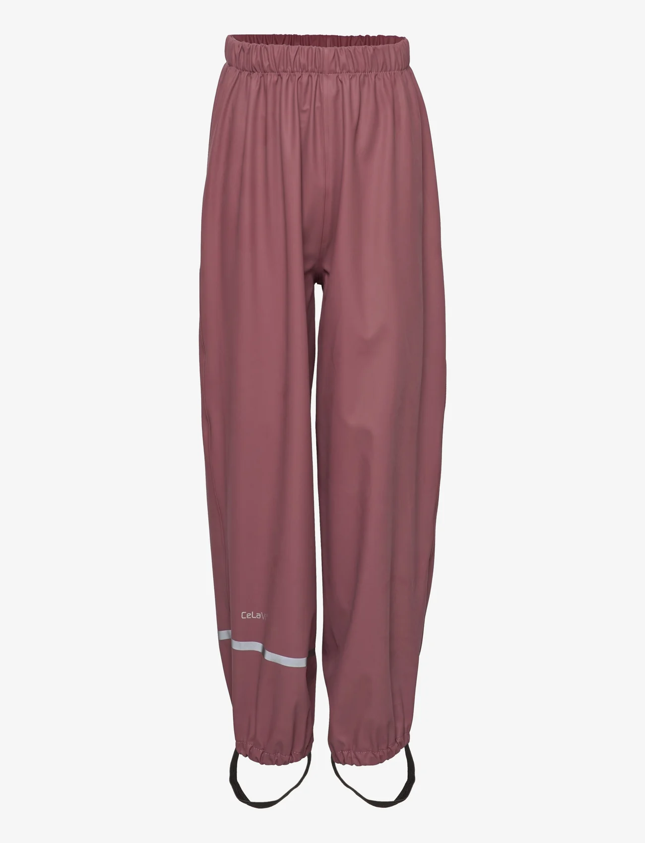 CeLaVi - Rainwear pants -solid PU - lietus bikses - rose brown - 0