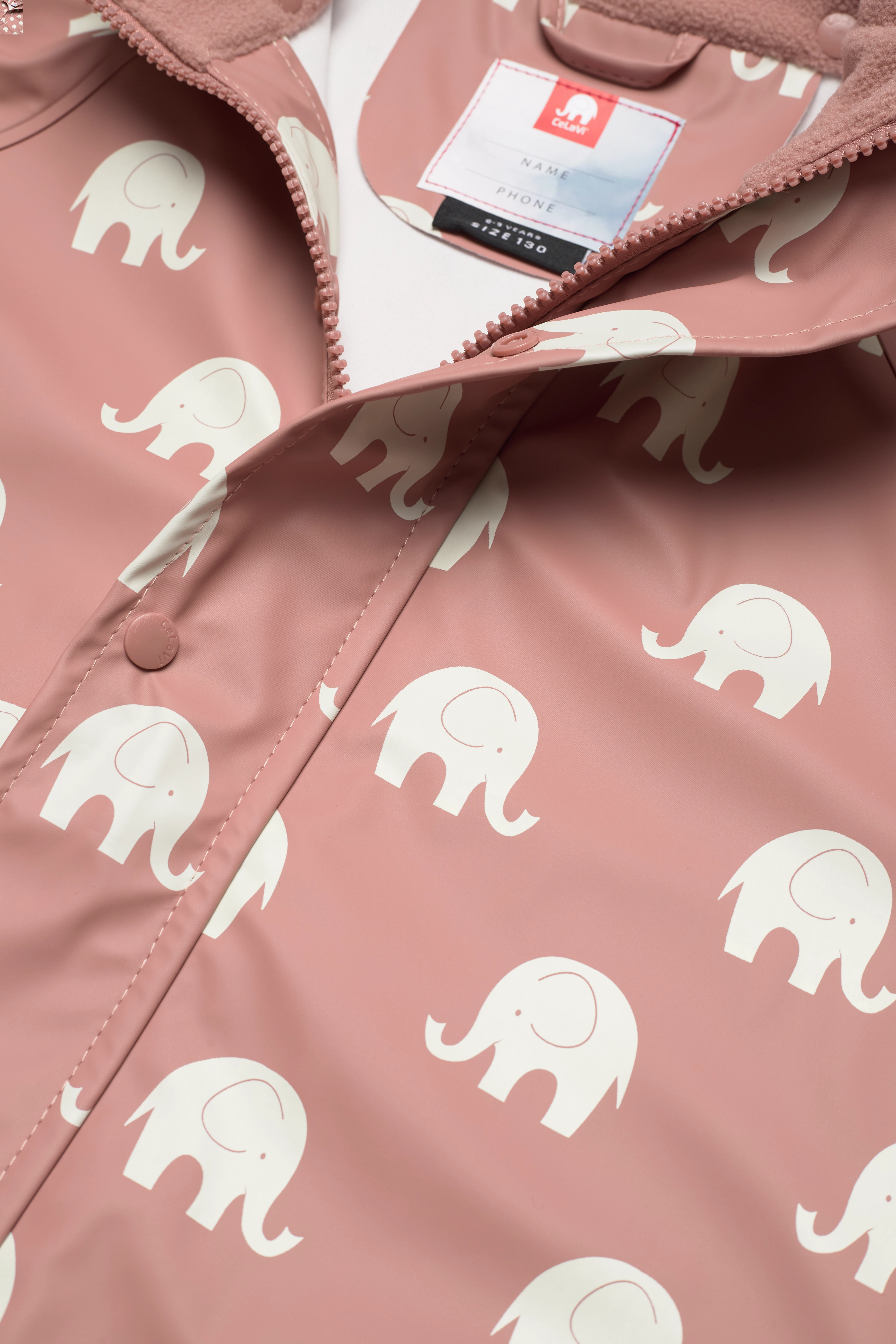 CeLaVi - Rainwear set elephant AOP - PU - zestawy przeciwdeszczowe - burlwood - 4