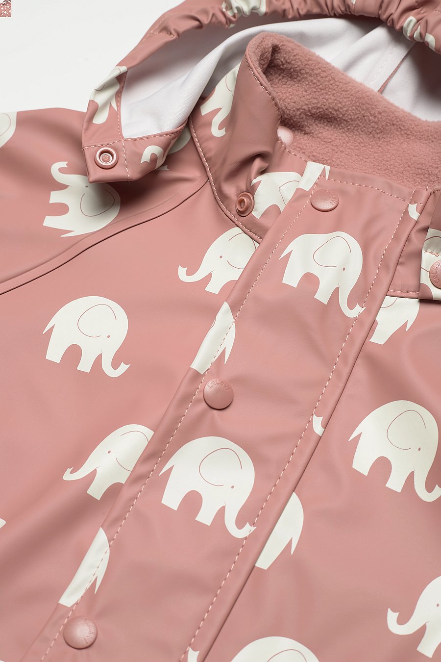 CeLaVi - Rainwear set elephant AOP - PU - komplekti - burlwood - 5