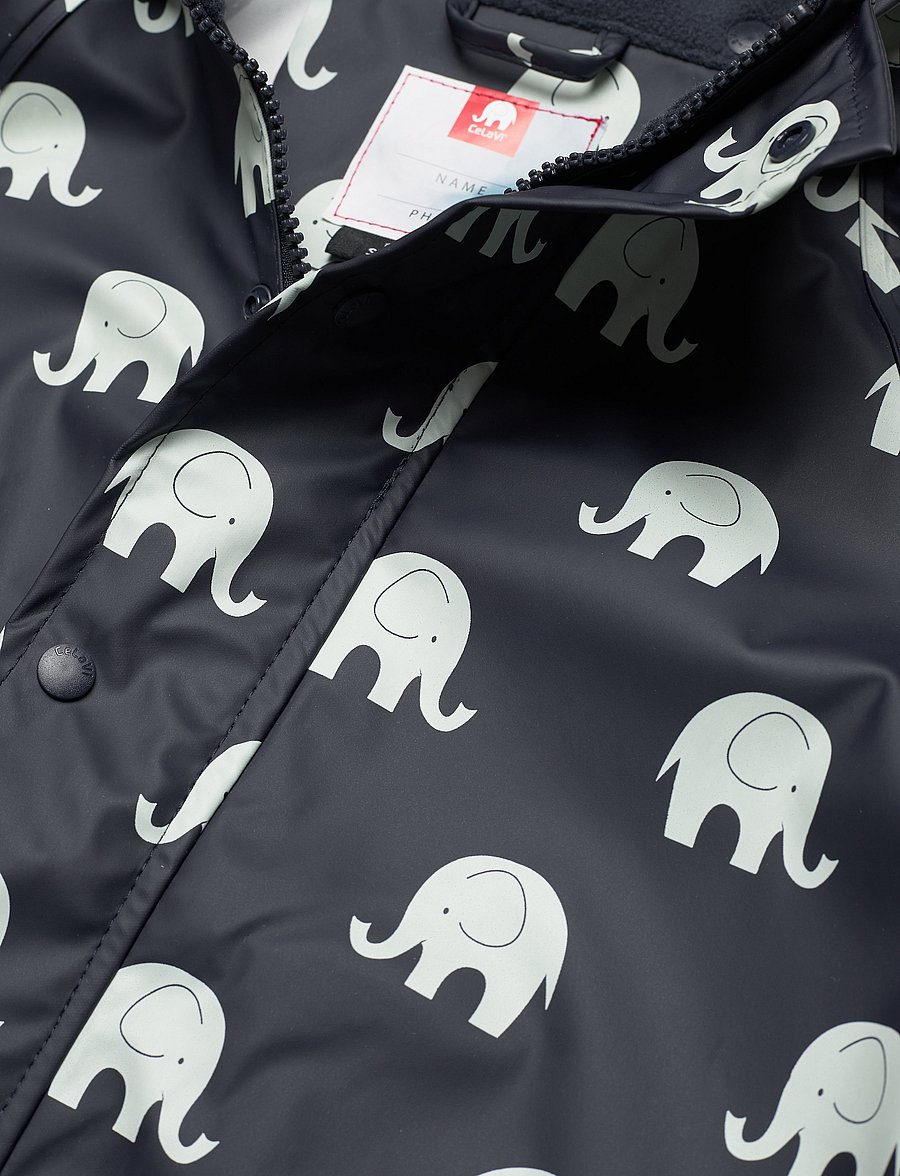 CeLaVi - Rainwear set elephant AOP - PU - komplekti - dark navy - 4