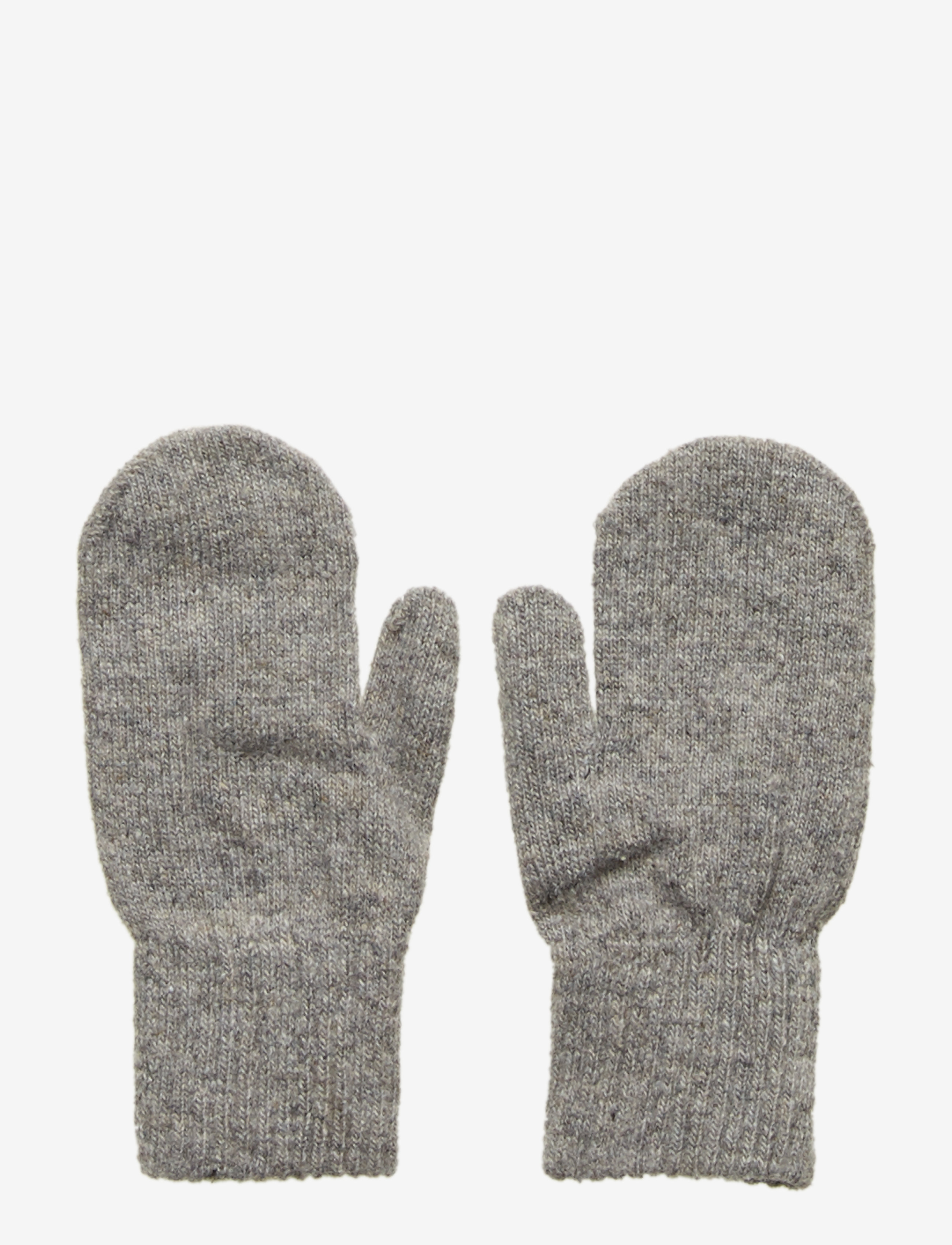 CeLaVi Basic Magic Mittens -Solid Col, Børn, Strikvanter, Grå, Str: 92